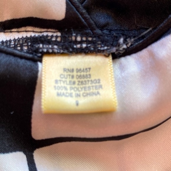 EYESHADOW BLACK WHITE MINI DRESS BRAT GIRL SUMMER Sleeveless Empire Wai… - Picture 8 of 14